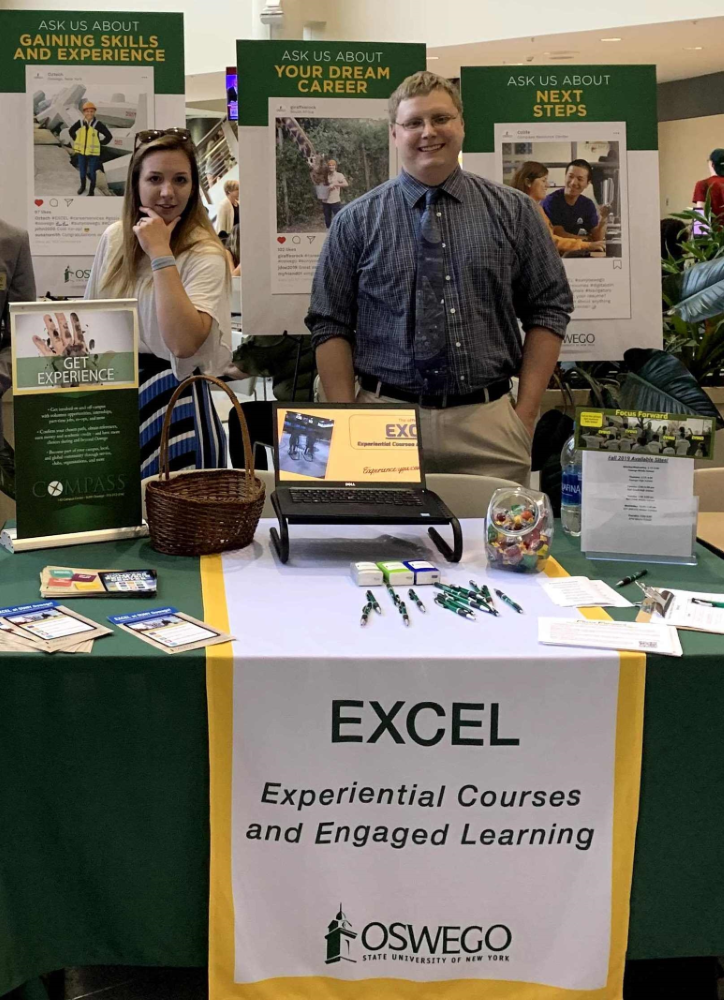 Photo of students tabling for EXCEL.