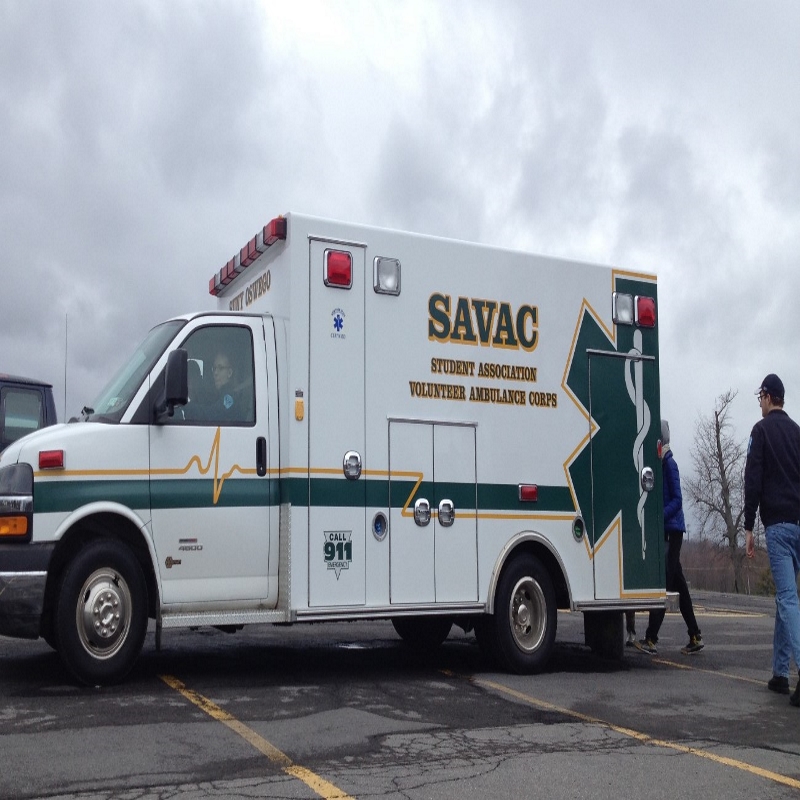 Picture of SAVAC ambulance.